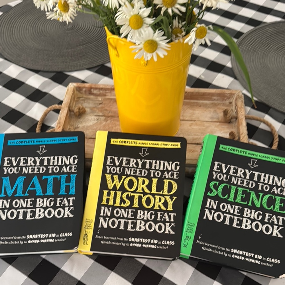 Book Set - Math, World History, Science